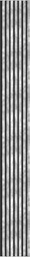 Mexen Lam-F, akustické stenové lamely 275 × 31,5 cm, filc 6 mm, dub bielený, S105-275317-2812-064