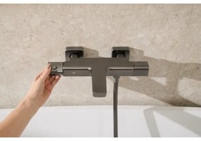 KFA Armatura 5754-010-61 - Termostatická vaňová batéria MALAGA metalická sivá