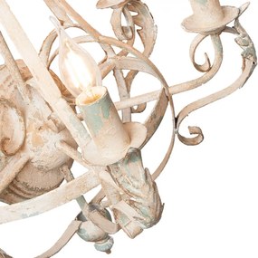 Biela patina nástenné svietidlo 71*54