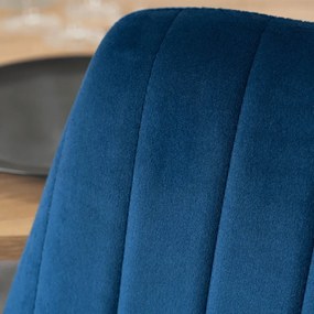 PROXIMA.store - Čalúnená jedálenska stolička BARI FARBA: modrá