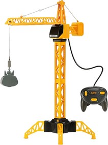 LEAN Toys RC stavebný žeriav na diaľkové ovládanie s káblovým pripojením 360° rotácia 71 cm