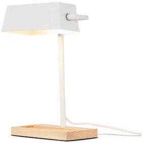 Stolná lampa bridget 40 cm biela MUZZA