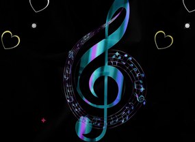 Obliečky z mikrovlákna MUZIKUS čierne