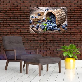 Obraz - Šťavnaté čučoriedky (90x60 cm)