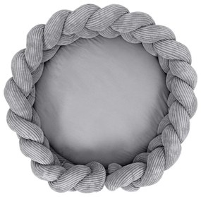 Sivé hniezdočko pre bábätko 100x100 cm – Meowbaby