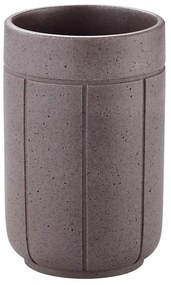 Tmavosivý téglik na zubné kefky z polyresínu Kua – Blomus