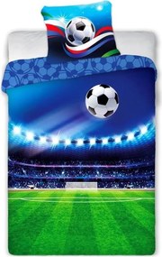 Bavlnené posteľné obliečky Futbalový štadión - 100% bavlna - 70 x 90 cm + 140 x 200 cm
