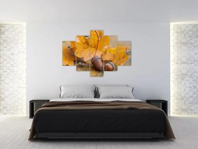 Obraz - Jesenné žalude (150x105 cm)