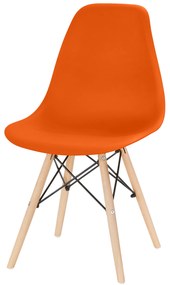Dekorstudio Dizajnová stolička ENZO X oranžová Počet stoličiek: 2ks