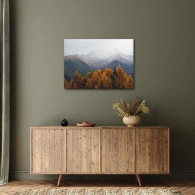 Obraz - Výhľad na hrebene hôr (70x50 cm)