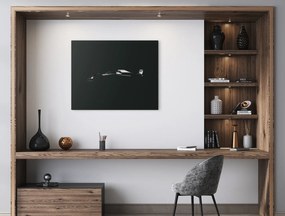 drevko Drevený obraz na stenu Formula Rozmer obrazu: 32,5 x 40,5 cm, Farba dekorácie: Čierna