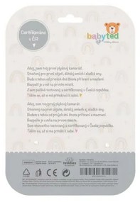 Hrkálka babyted Zajačik plyš 30 cm záves na postieľku / kočík