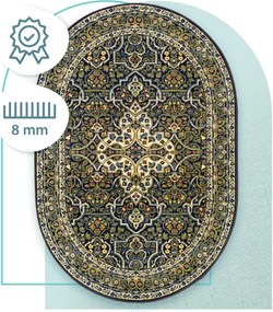 Koberec Agnella Standard Laurus granátový ovál