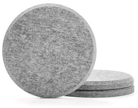 Akustický panel SATELLITE, závesný, Ø 600 mm, 3 ks, šedá