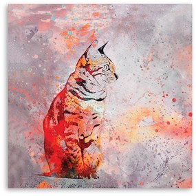 Gario Obraz na plátne Akvarel rysa - Andrea Haase Rozmery: 50 x 50 cm