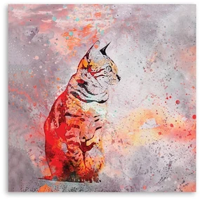 Gario Obraz na plátne Akvarel rysa - Andrea Haase Rozmery: 60 x 60 cm