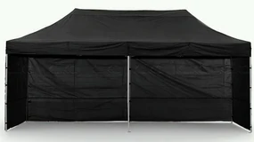 Ekspand Nožnicový stan POLOPROFI 3x6 m ČIERNY
