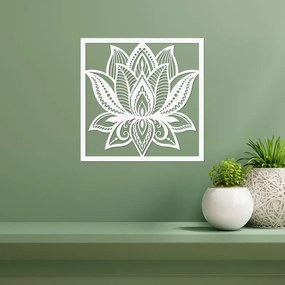 Mandala lotosový kvet štvorec | SENTOP PR0465
