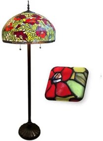 Luxus vitráž Tiffany lampa chain Ø50*160 POPPY