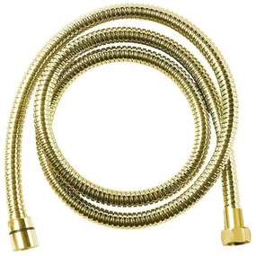 Mosadzná sprchová hadica v zlatej farbe Powerflex – Sapho