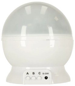 IKO Hviezdny projektor 2v1 – biely