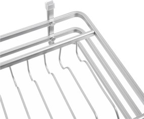 Čierno-biely kovový odkvapkávač 43x32 cm Deluxe – Orion