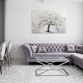 Obraz s ručne maľovanými prvkami 70x100 cm White Tree – Styler