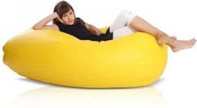 Sedací vak hruška Sako XL polyester TiaHome - Žltá
