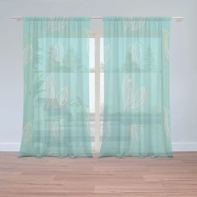 Sablio Záclony Pierka: 2ks 150x250cm