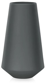 AmeliaHome Keramická váza Burmilla čierna, velikost 12,5x12,5x22,5