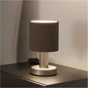 Eglo 31842 - Stolná lampa MONTETTO 1xE14/40W/230V hnedá/matný chróm