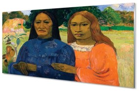 Obraz na skle Umenie portrét ženského 120x60 cm