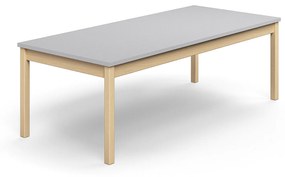 Stôl DECIBEL, 1800x800x590 mm, akustický HPL - šedá
