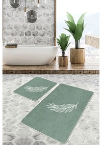 Zelené kúpeľňové predložky v súprave 2 ks 60x100 cm – Mila Home