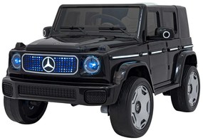 Detské autíčko s elektrickým pohonom 4x4 Mercedes Benz EQG - čierne