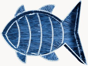 Ručne vyrobený košík z rafie Fish