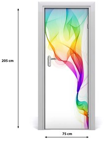 Samolepiace fototapety na dvere farebná abstrakcie 75x205 cm