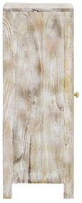furniture-nabytek.cz - Masívna kúpeľňová spodná skrinka Bitna z mangového dreva, lakovaná, prírodná farba