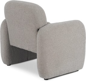 Relaxačné kreslo VARENO – sivé bouclé