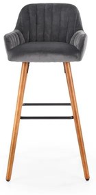 Barová stolička H-93 sivá