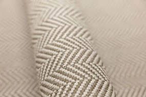 Šnúrkový obojstranný behúň Brussels 205681/10610 Linen krémový / béžový