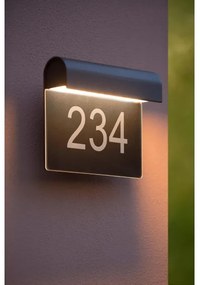 Lucide 27881/06/30 - LED domové číslo THESI LED/6W/230V IP54