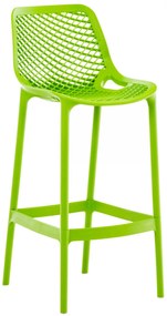 Plastová barová stolička DS10778434 - Zelená