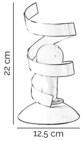 ONLI - Stolná lampa ZOE 1xE14/6W/230V 22 cm biela