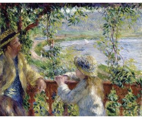 Reprodukcia obrazu Auguste Renoir - By the Water, 50 x 45 cm