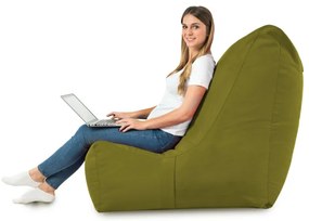 Moderné kreslo DISTINTO zelená