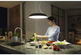 LED luster Philips HUE 40233/30/P6 Amaze 25W 3000lm 2200-6500K čierny s diaľkovým ovládaním