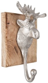 Strieborný háčik s hlavou Losa - 12 * 7 * 25 cm