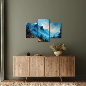 Obraz - Maľba hôr (90x60 cm)