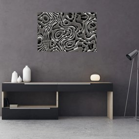 Obraz - Metalická abystrakcia (90x60 cm)